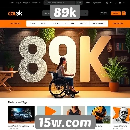 Acessibilidade no site 89k recebe atualizações significativas