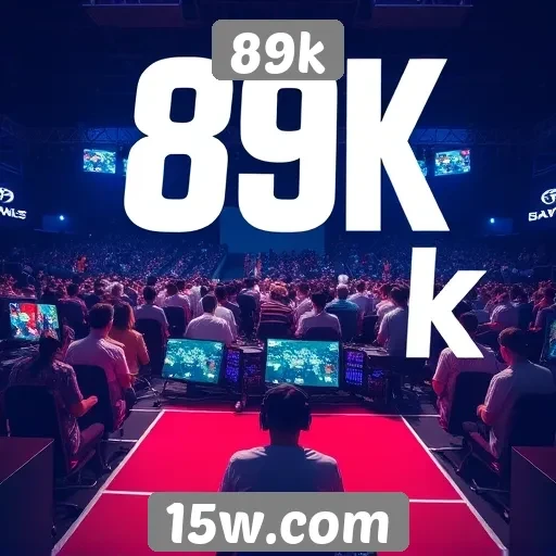 Cobertura de eventos de jogos no site 89k